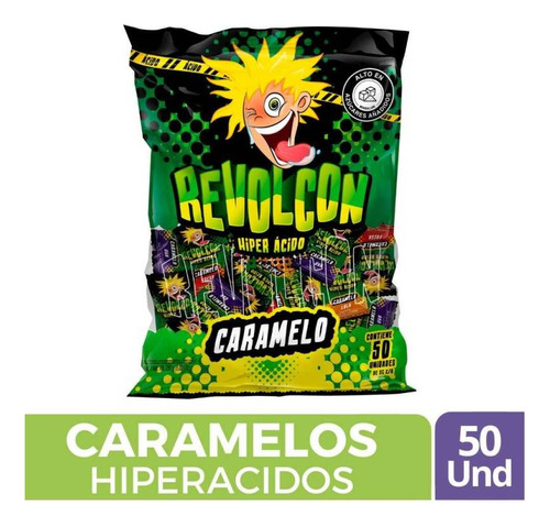 Caramelo Hiper Ácido Revolcón - g a $40