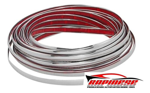 Vira Plateada 9 Mm Adhesiva Moldura X Metro Fiat Duna 2000