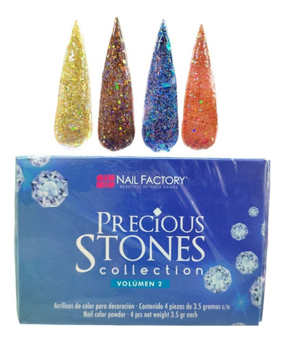 Colección De Acrilícos Precious Stone Nail Factory Vol 2