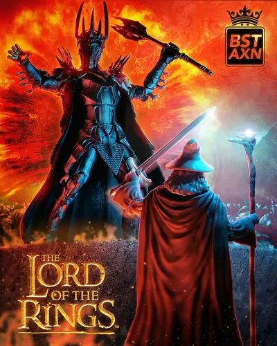 Figura De Acción Sauron El Señor De Los Anillos Bst Axn 5