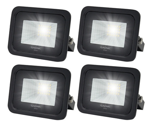 Reflectores Gadnic 20w Luz Led Blanca Interior Y Exterior