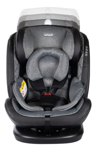 Silla De Auto Convertible I-giro 360º Light Grey Infanti I-giro 360° Gris
