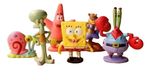 Enfeite Bonecos Personagens Do Bob Esponja Vários Modelos