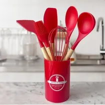 Comprar Kit Utensílios De Cozinha Silicone Espátula De Bolo Promoção