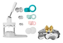 Comprar Kit Maquina Button Press + 30 Chapitas Cs162