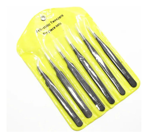 Juego De Pinzas De 6 Piezas, Juego De 6 Piezas De Acero Inox