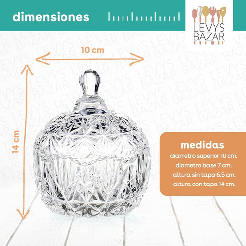 5 Carameleras Bomboneras Candy De Vidrio Velas Soja Souvenir