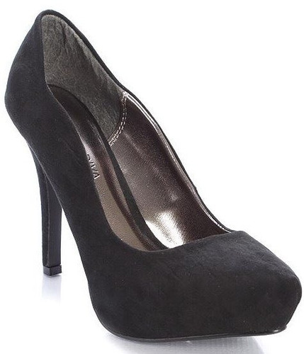 Zapatos Suede Negro N°36 Plataforma Escondid  Importados Usa