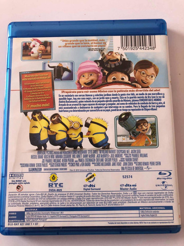 Bluray Mi Villano Favorito Despicable Me Usado (Usado)