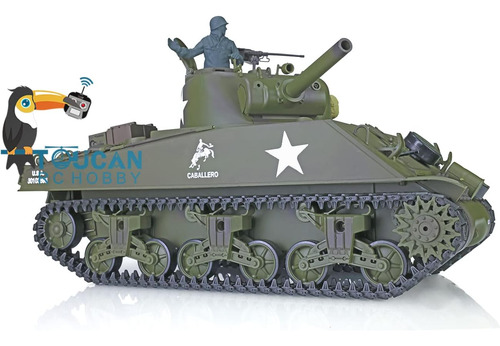 Heng Long Tk7.0 1/16 Escala Radio Control Remoto Us M4a3 ...