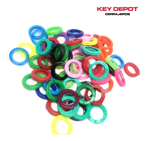 Imagen 3 de 7 de Aros Identificadores Para Llaves (400 Pzas)