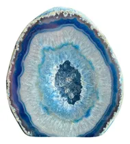 Comprar Cuarzo Ágata Geoda Redonda Agata Azul 762g, Pieza Unica