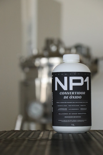 Convertidor De Oxido Deten La Oxidación En Metales 1l - Np1 Negro Mate