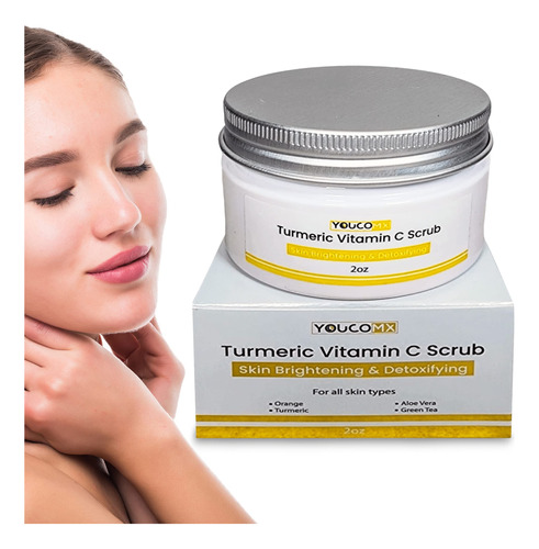 Youcomx Exfoliante Facial Con Vitamina C De Crcuma