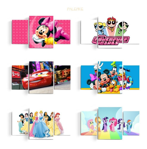 Cuadros Tripticos Toy Story Woody Jessie Buzz Lotso Rex Jam
