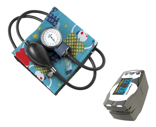 Oximetro + Tensiometro Pediatrico Silfab Infantil Combo 