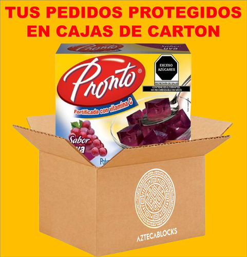 Pronto 3 Gelatinas De Agua Sabor Uva Con Vitamina C Wow