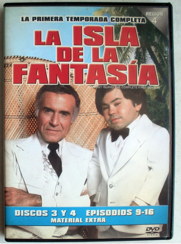 Dvd La Isla De La Fantasia 1er Temp. Episodio 1 Al 4
