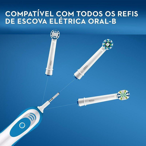 Escova Dental Elétrica Oral-b Pro-saúde Power + 2 Pilhas