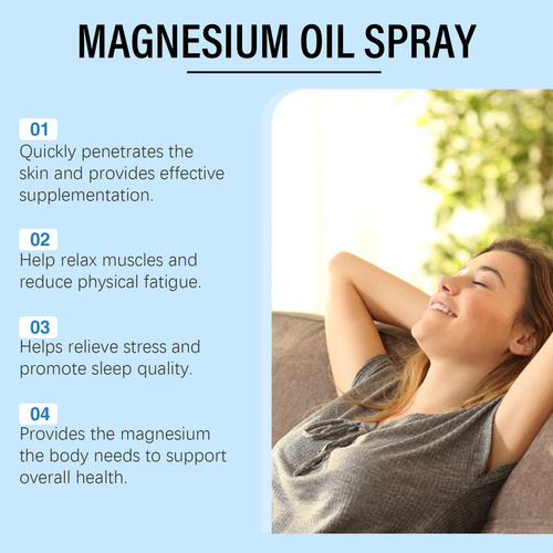 El Aerosol De Magnesio De Calidad Para Dormir Promueve Una M