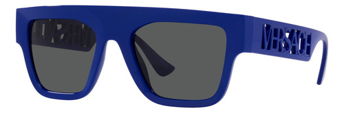 Gafas De Sol Versace Man Con Montura Bluette, Lentes Gris Os