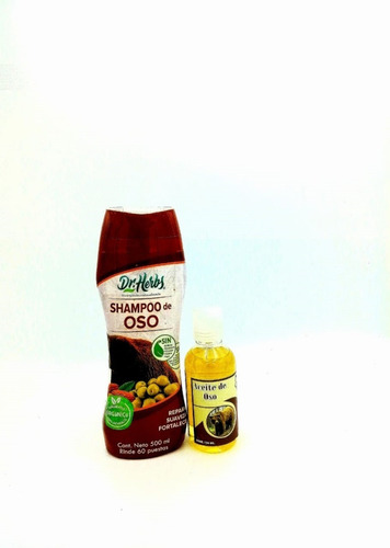 Imagen 1 de 1 de Shampoo De Oso, Aceite Gratis 750935900875