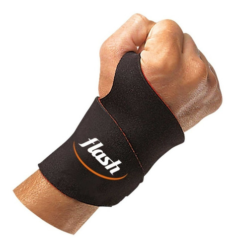 Imagen 3 de 8 de Muñequera Bumerang Flash Dedo Libre Neoprene Terapéutico