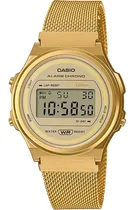 Comprar Reloj Casio Unisex A-171wemg-9a Vintage Color de la malla Dorado Color del bisel Dorado Color del fondo Dorado