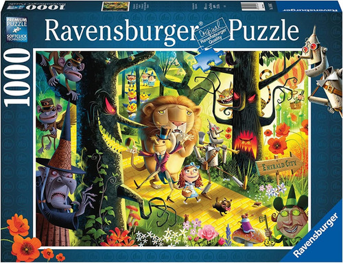 Rompecabezas El Mago De Oz 1000 Pz Ravensburger Divertido