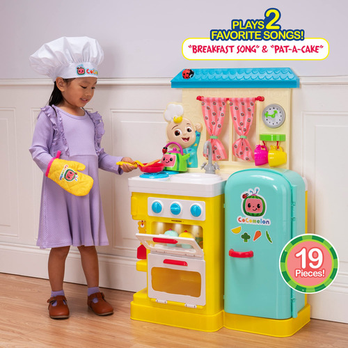 Set De Cocina De Lujo Con Accesorios Interactivos Para Niños Color