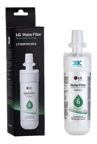 Filtro De Agua LG Interno Lt700 Neveras Adq36006101 Original