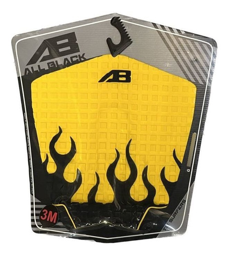 Deck All Black Flames Amarelo/preto