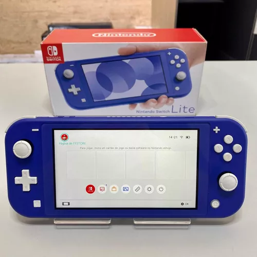 Console Videogame Nintendo Switch Lite 32gb Colorido Portátil Barato  Lacrado Nacional Homologado Anatel Nota Fiscal Garantia 12 Meses Novo Azul  Índigo