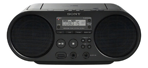 Radiograbadora Sony Zs-ps50 Am/fm/usb Color Negro