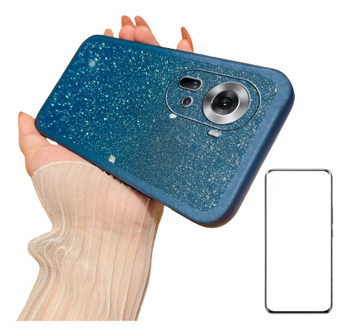 Funda Para Oppo Reno 11 5g Brillante Tener Vidrio Membrana