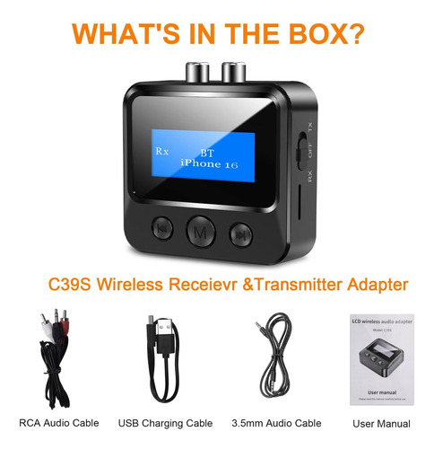 Receptor Bluetooth Para Estéreo Antiguo, Adaptador De Audio
