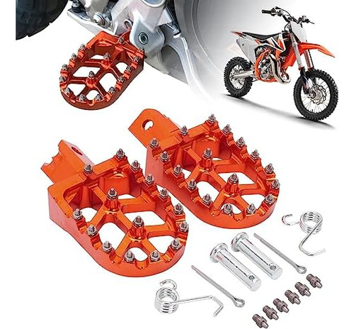 Foot Pegs Motorcycle Universal Cnc Footpeg Footrest For...