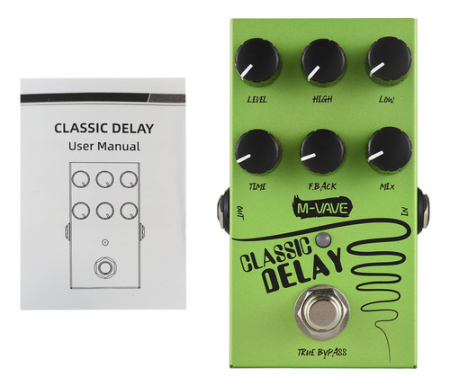Pedais De Guitarra M-vave Delay Effects Pedal /high/low/time