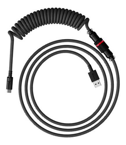 Cable Hyperx Espiral Usb-c Negro