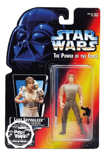 Kenner - Star Wars - Potf - Red Card - Dagobah Luke - Ll
