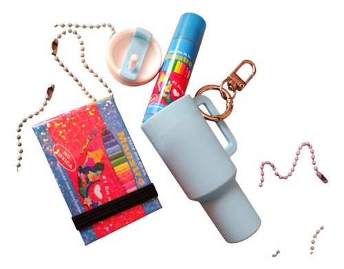 Kit Balsamo Labial Hidratante+termomini+portanotamini