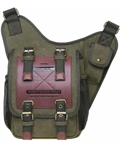 Bolso Lona Verde Militar MercadoLibre