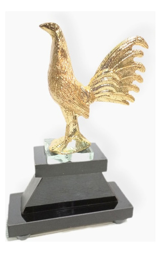 Trofeo Miniatura De Gallo 22 Cm