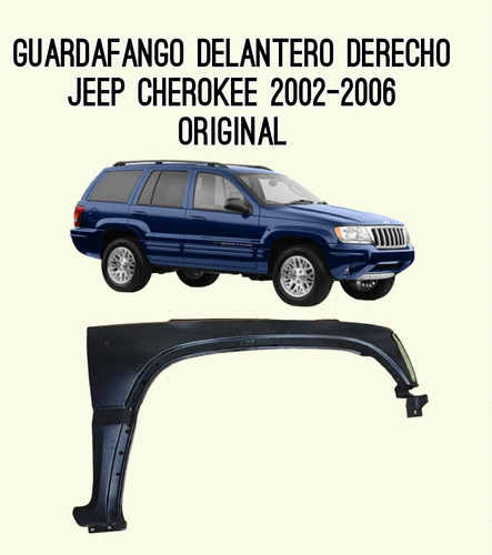 Guardafango Derecho Original Gran Cherokee 2002-2006 Mopar