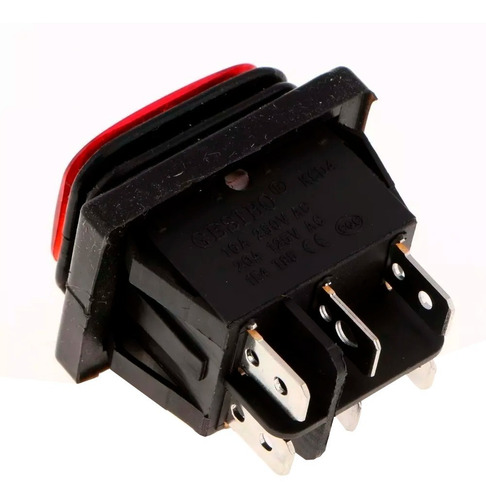 10 Interruptor Switch On Off On 2 Polos 3 Posiciones Piloto