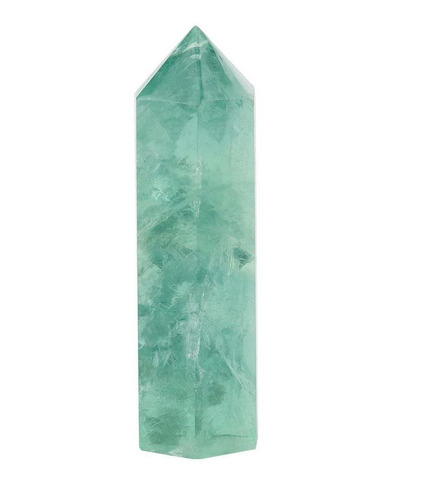 Cristal Piedra Cuarzo Natural Verde Fluorita Hexagonal Cryst