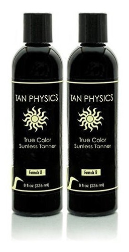 Auto Bronceadores - Lote De 2 Tan Physics True Color Sunless