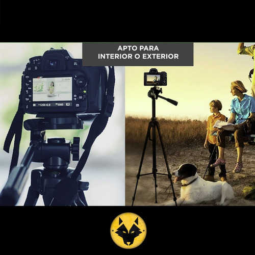Imagen 5 de 10 de Trípode Profesional Gadnic Camara Fotografica Nikon Canon