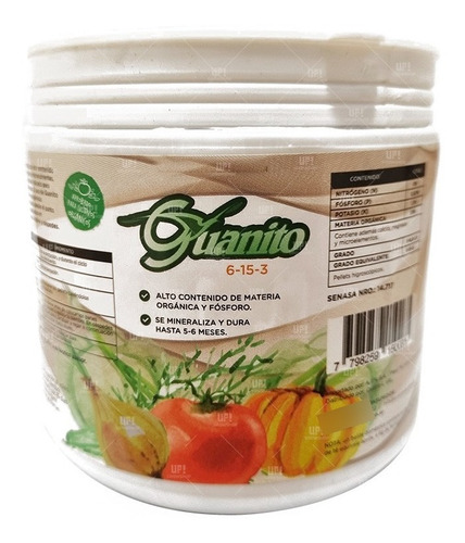 Guanito Fertilizante Orgánico Floración 500g - Up Growshop