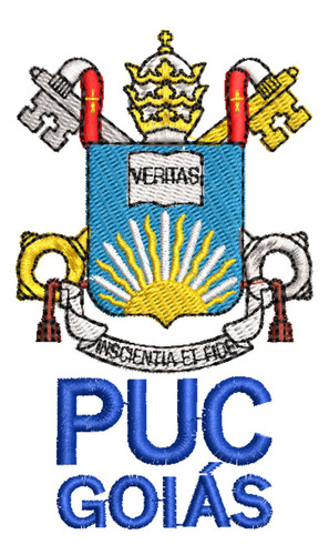 Matriz De Bordado Puc Goiás Cód 01226 Colorido Puc Goiás